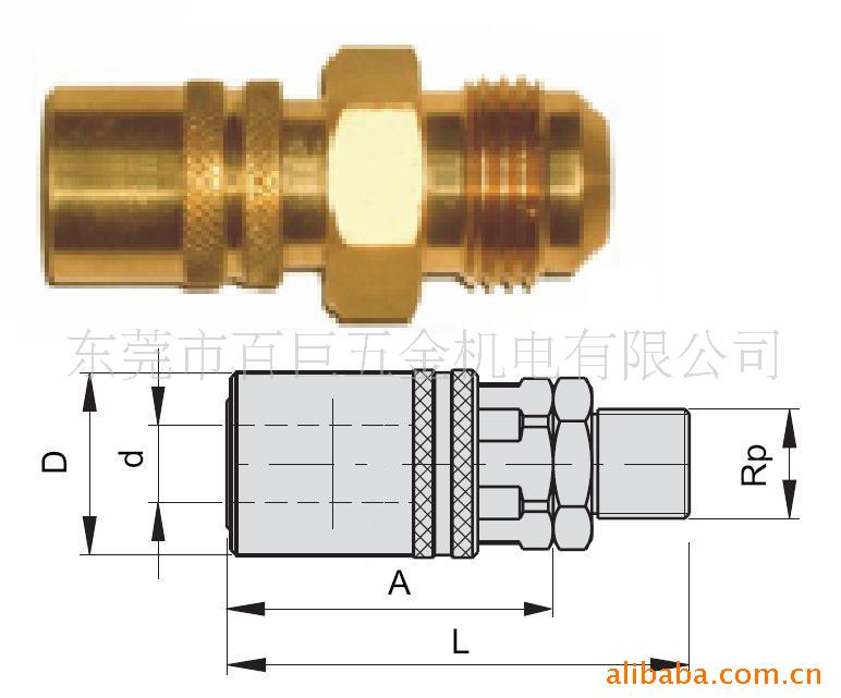 供應喇叭口快速接頭，模具快速接頭，美式模具用快速接頭工廠,批發,進口,代購