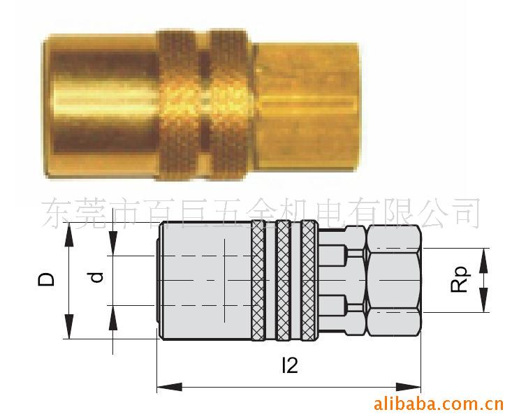 供應內牙式快速接頭，美式模具用快速接頭，模具快速接頭工廠,批發,進口,代購