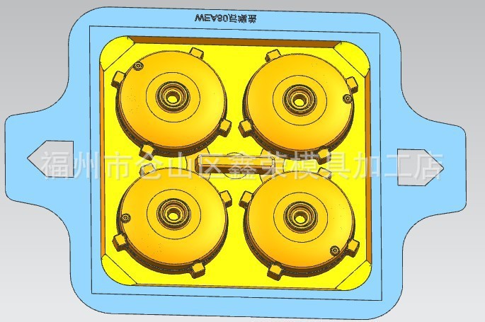 電機端蓋翻砂模  鑄造模具  福州模具廠工廠,批發,進口,代購