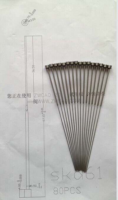 精密度模具配件 廠傢直銷托針  模具加工工廠,批發,進口,代購