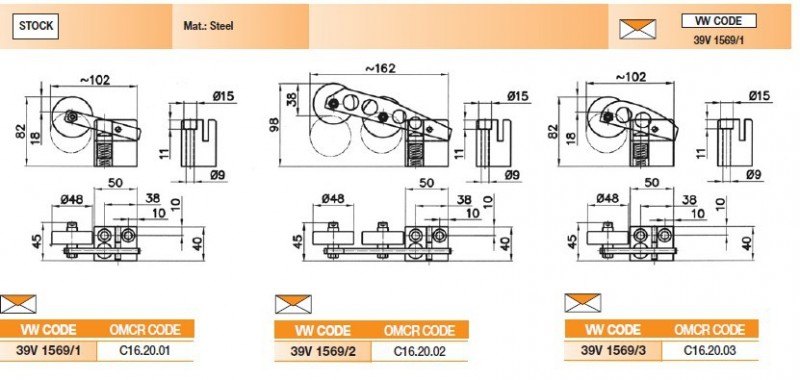 VW CODE 39V 1569/1  39V 1569/3工廠,批發,進口,代購