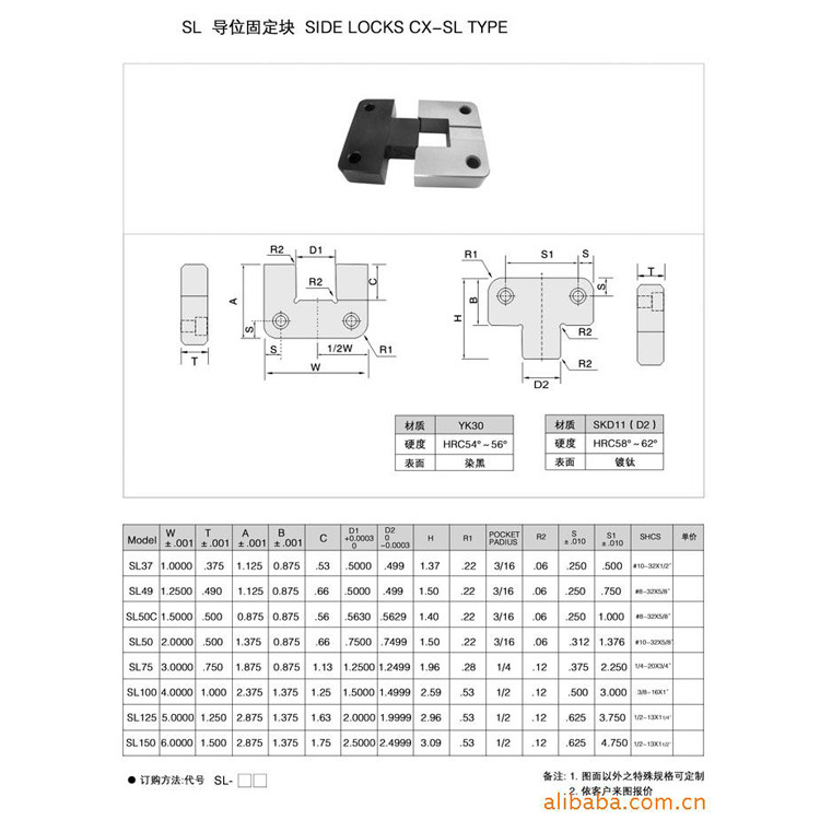 鑄鐵中柱模座 模具緊固精密導位固定塊 長方型輔助器批發價工廠,批發,進口,代購