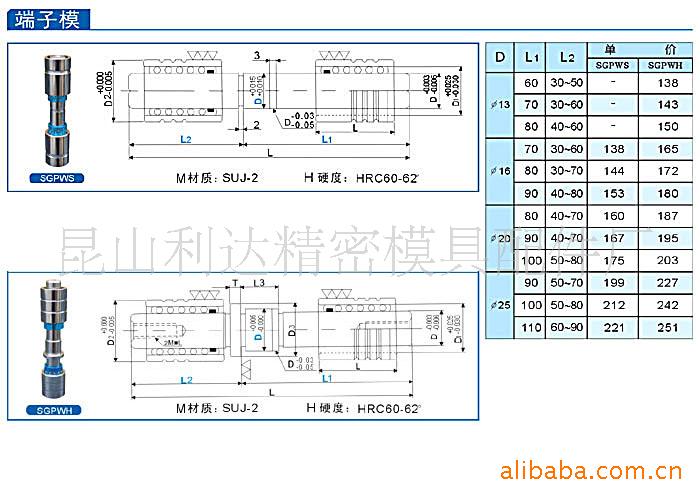 端子模導柱組件 十字導柱工廠,批發,進口,代購