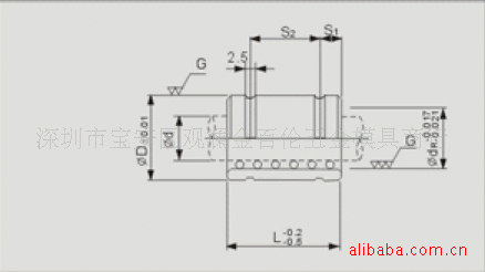 供應精密級脫料板輔助導套-LRB滾珠導套(直形)工廠,批發,進口,代購