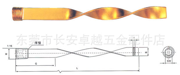 螺旋型隔水片 分水片 銅片工廠,批發,進口,代購