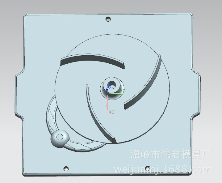 葉輪模具 水泵葉輪 船用葉輪 鋁片葉輪 型板模具 木模鋁模翻砂模工廠,批發,進口,代購