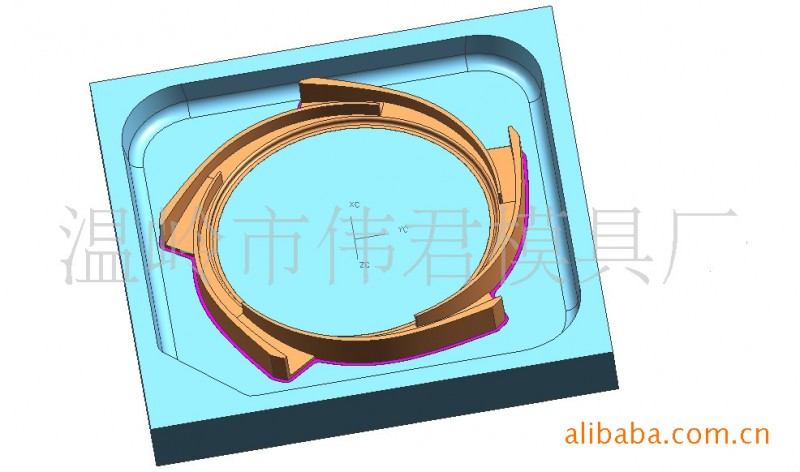 高壓離心泵出水導葉模具 木模鋁模翻砂模具 專業數控製造模具工廠,批發,進口,代購