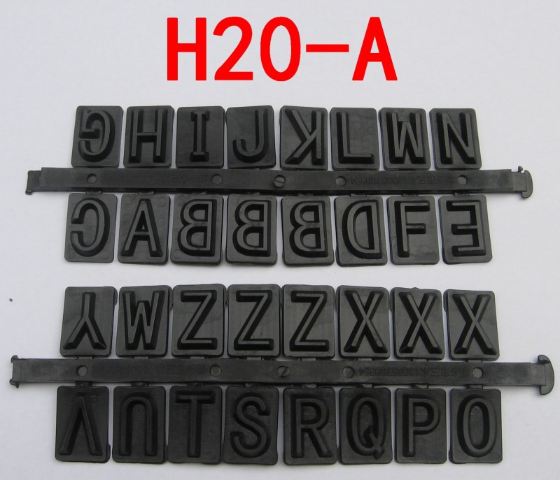 H20-A 厚底板塑料字 木模具字模 鑄字用塑料字體 塑料字貼字字頭工廠,批發,進口,代購