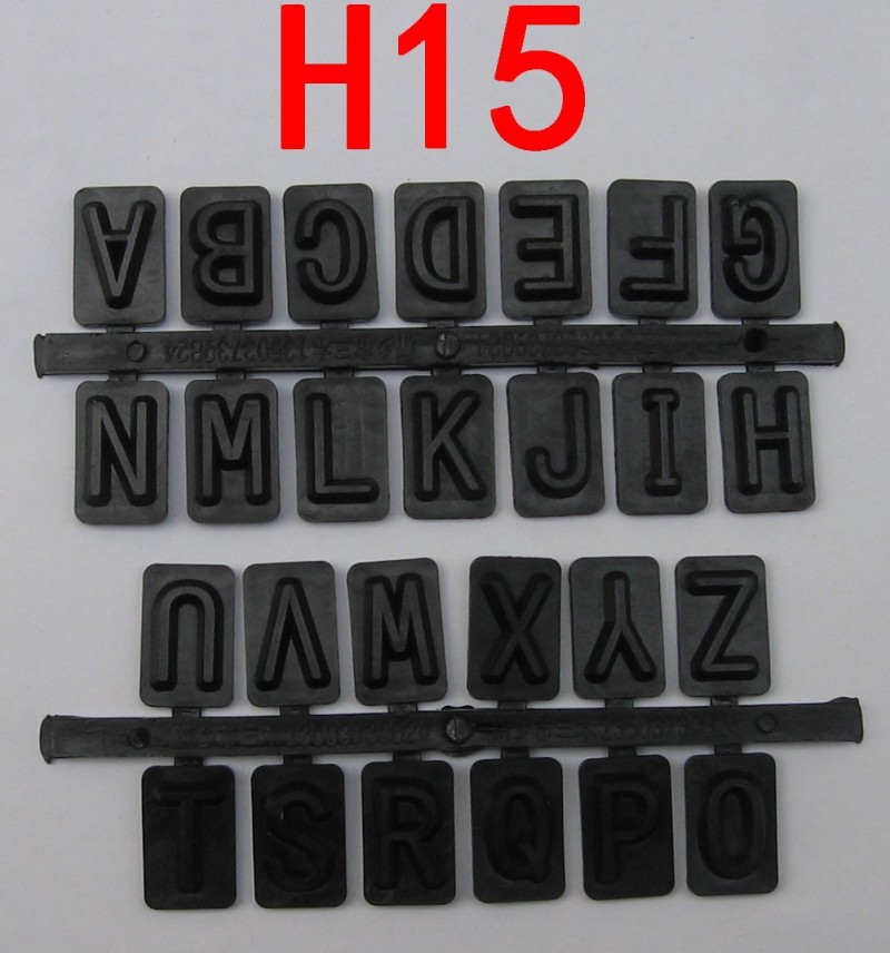 H 15厚底板字母 木模具 鑄造模具用數字字母 塑料字字標字頭工廠,批發,進口,代購