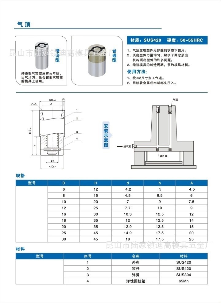 江浙滬廠傢供應 氣動頂針TVB-6 TVB-8工廠,批發,進口,代購