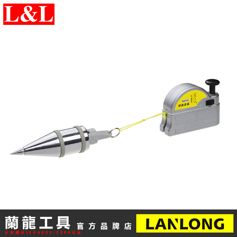 蘭龍工具 磁性線垂 鎖扣功能 強磁 收線自如 LL30082批發・進口・工廠・代買・代購