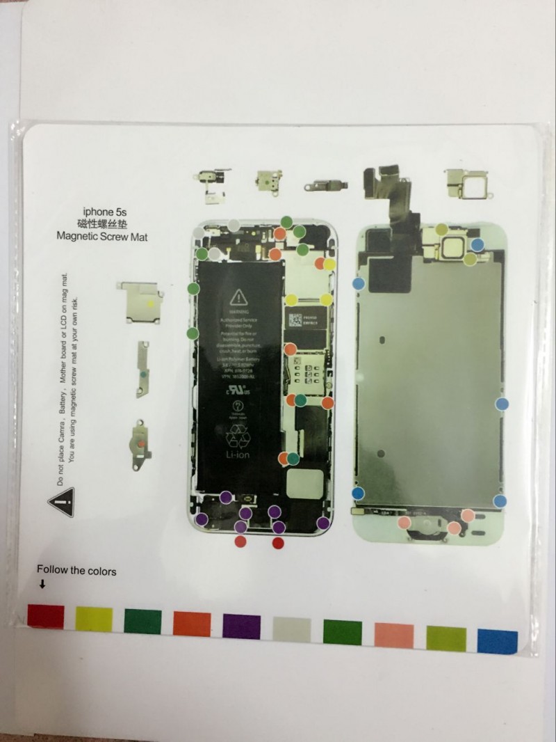 蘋果維修工具iphone5螺絲記憶墊 5s磁性工作墊 維修神器墊工廠,批發,進口,代購