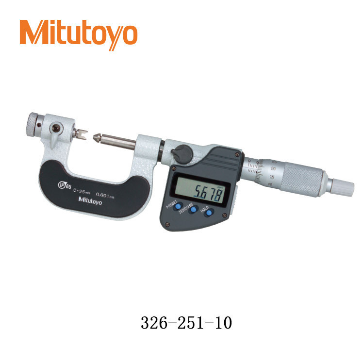 供應日本三豐Mitutoyo 螺紋千分尺326-351 0-25mm  外徑千分尺工廠,批發,進口,代購