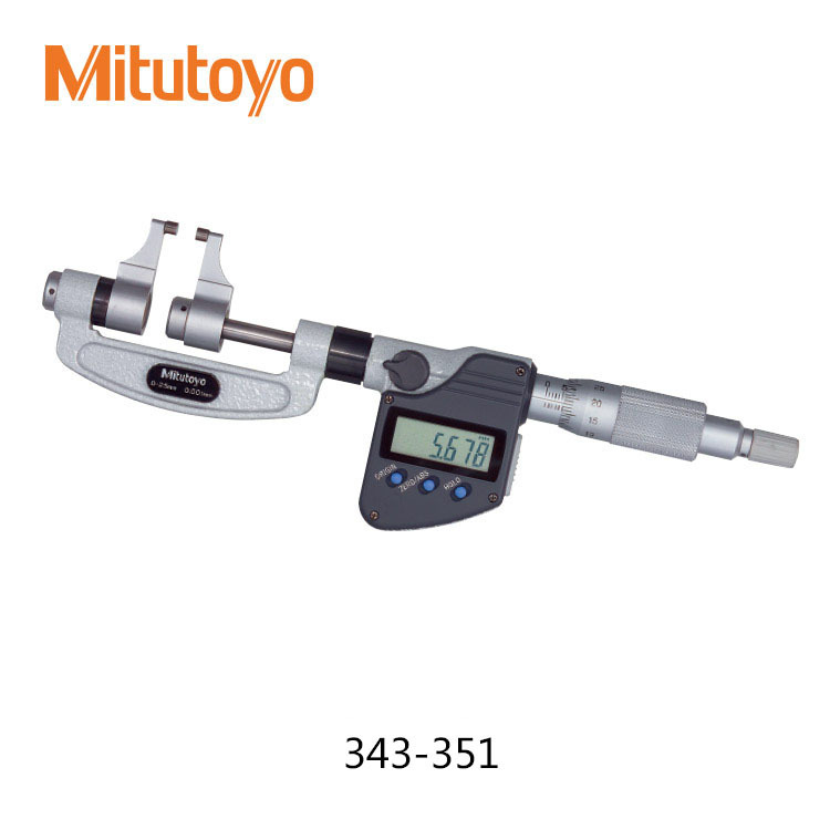 供應正品日本Mitutoyo三豐卡尺型數顯 千分尺343-351 25-50mm工廠,批發,進口,代購