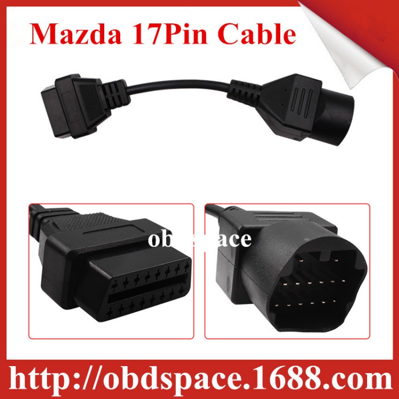 現貨批發 Mazda 17pin Cable 馬自達汽車檢測線工廠,批發,進口,代購