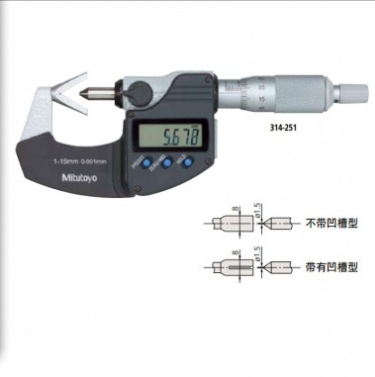 V型千分尺 三豐千分尺 三豐314系列千分尺 V型測砧千分尺工廠,批發,進口,代購