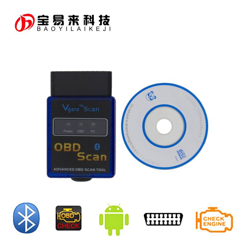 深圳廠傢報價 Vgate OBD MINI ELM327 Bluetooth 故障掃描機工廠,批發,進口,代購