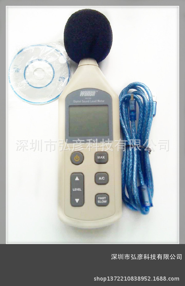 廠傢促銷USB 分貝機 聲級計 噪音計 聲音測量機 聲音檢測機WS1361批發・進口・工廠・代買・代購