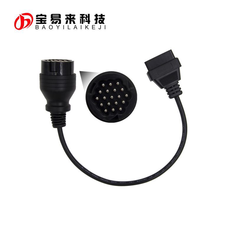 19P TO 16pin OBD 汽車轉換線 19pin for Porsche 保時捷 長26.5工廠,批發,進口,代購