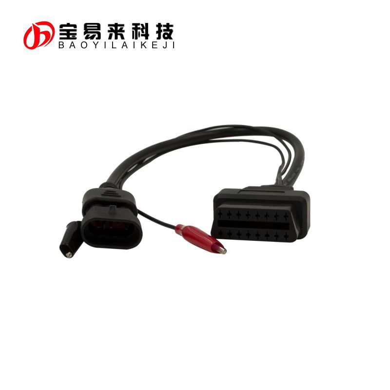 3P TO 16pin 帶電源鉗 3pin for FIAT 菲亞特 長28CM 汽車轉換線工廠,批發,進口,代購