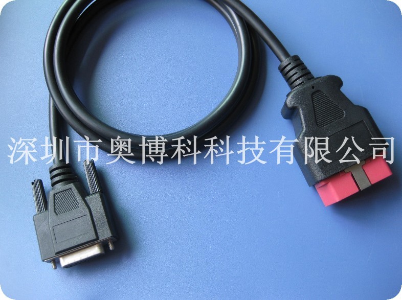 OBD汽車診斷故障測試線，OBDII-16P裝配式插頭，OBD2汽車連接器工廠,批發,進口,代購