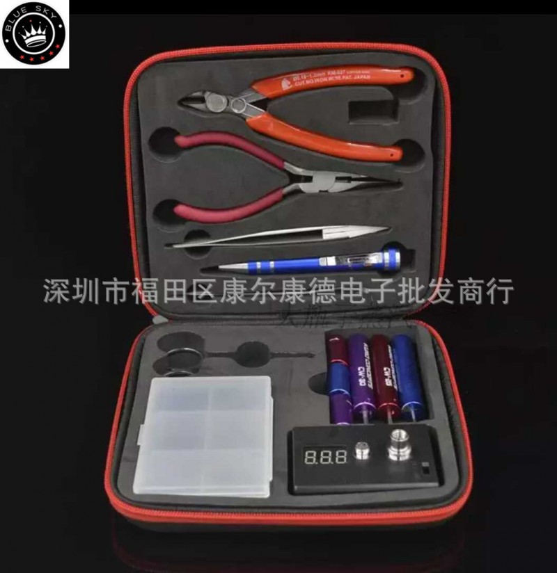 正品電子煙一代DIY工具包套裝coil master tool kit 陶瓷鑷子工廠,批發,進口,代購