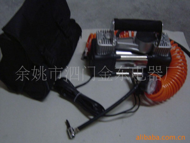 供應雙缸12V帶工具包汽車充氣泵工廠,批發,進口,代購