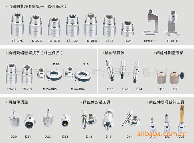 供應高壓共軌噴油器拆卸工具套裝，電控噴油器分解工具批發・進口・工廠・代買・代購