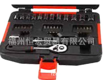 E1214力易得工具福州總代理    33件6.3mm系列套筒組套批發・進口・工廠・代買・代購