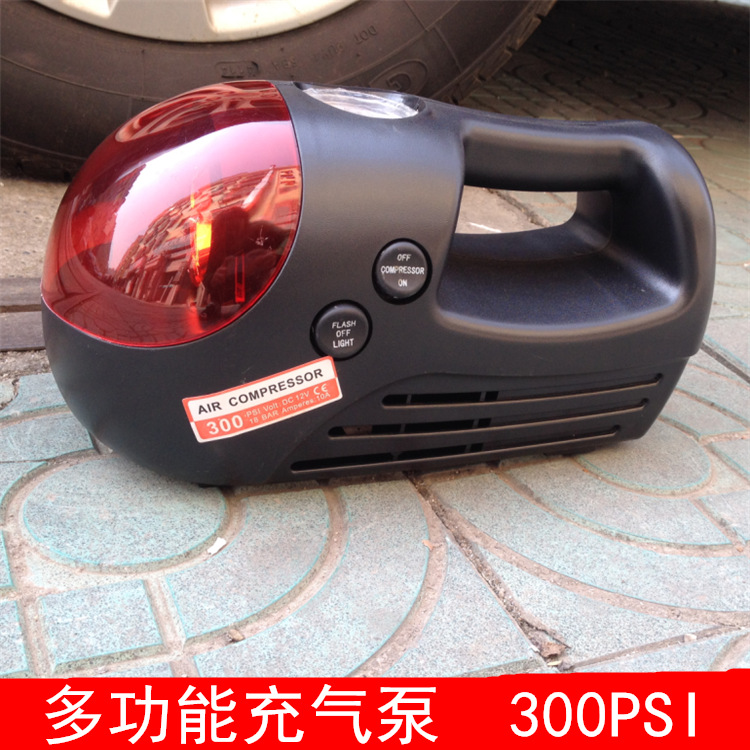 汽車輪胎充氣泵多功能車用打氣泵 車載充氣泵 圓頭氣泵1.2KG3358工廠,批發,進口,代購