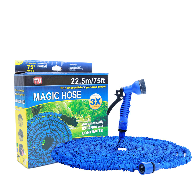 廠傢直供 MAGIC HOSE 3倍伸縮高壓水槍園林澆水水槍 22.5M/75FT工廠,批發,進口,代購