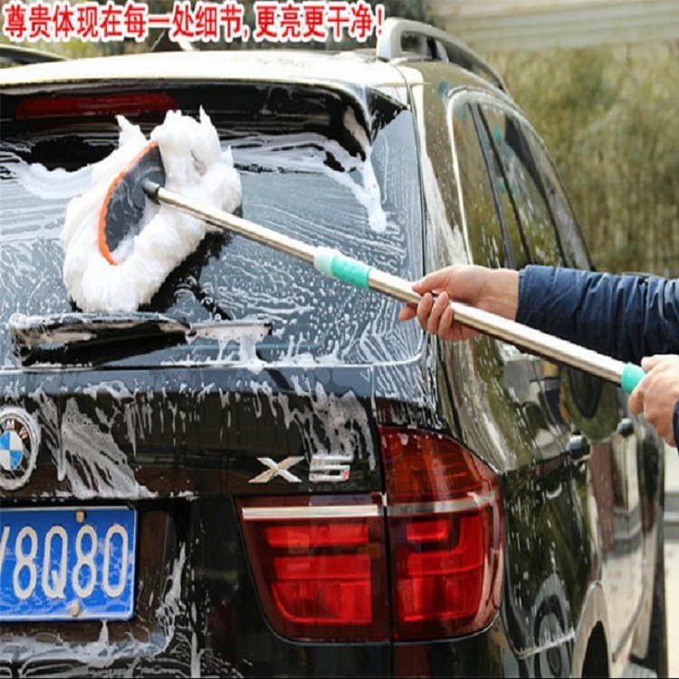 洗車拖把伸縮長桿洗車刷子 軟毛拖把水刷撣子專用洗汽車工具批發工廠,批發,進口,代購