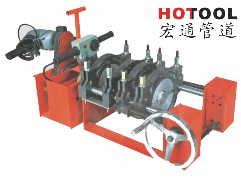 廠傢特賣熱熔機，自來水管PE管熱熔對接焊機63-200，螺桿4環手搖批發・進口・工廠・代買・代購