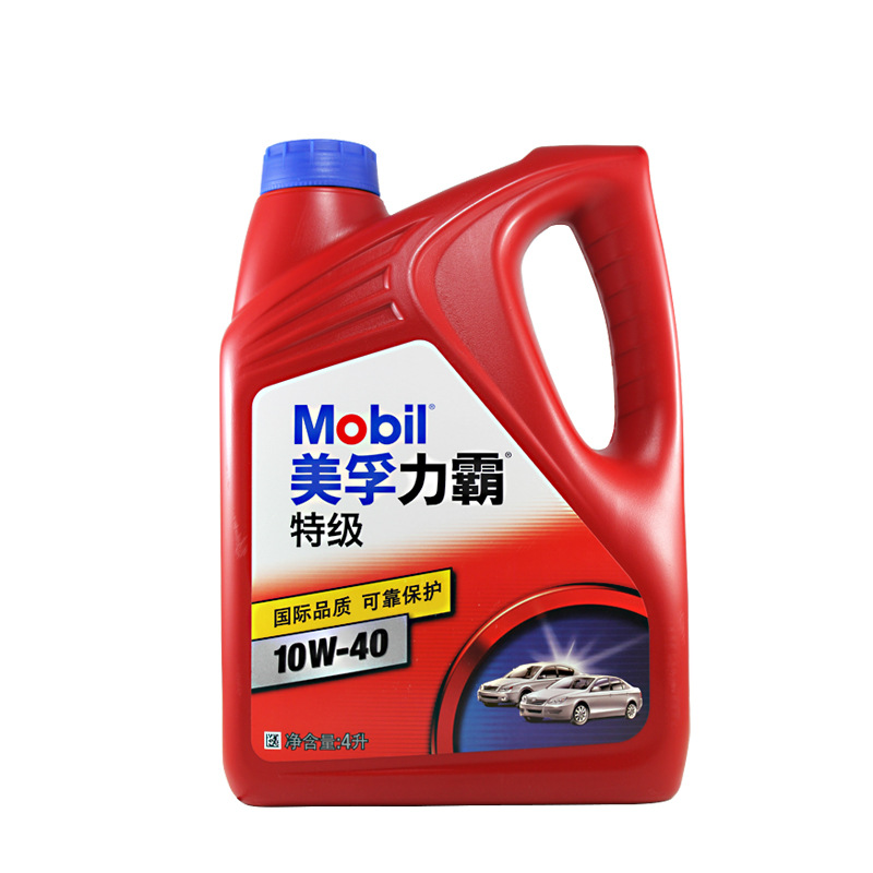 Mobil/美孚力霸特級 全季潤滑油 10W-40 4L SL級 汽車發動機機油工廠,批發,進口,代購