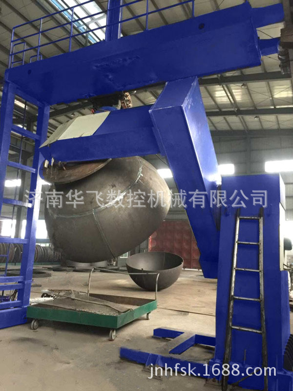 濟南華飛新推出一款焊接專機 標準半球封頭內外打磨中心批發・進口・工廠・代買・代購