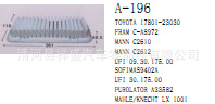 供應豐田系列17801-23030 C2610 A33582 LX1001 空氣濾清器工廠,批發,進口,代購