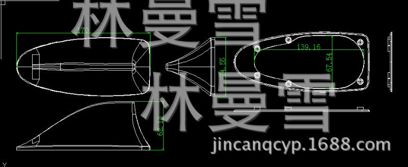 汽車天線  改裝汽車收音機天線 鯊魚鰭信號天線  現代 全新勝達工廠,批發,進口,代購