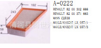 廠供雷諾03716C2538 82063 8200302666 LX957/1空氣濾清器工廠,批發,進口,代購