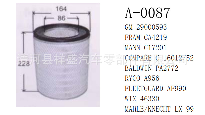 廠傢供應C17201/ PA2772 29000593 CA4219 C17201空氣濾清器濾芯工廠,批發,進口,代購