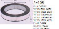 供應豐田17801-41060 17801-41050 17801-37010空氣濾清器工廠,批發,進口,代購