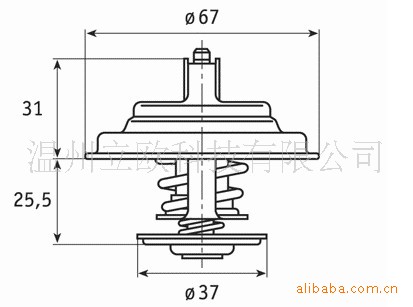 汽車節溫器，奧迪節溫器,VOLVO恒溫器211487312工廠,批發,進口,代購