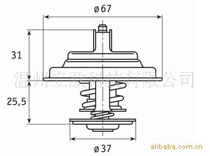 汽車節溫器，奧迪節溫器,VOLVO恒溫器 211487312工廠,批發,進口,代購