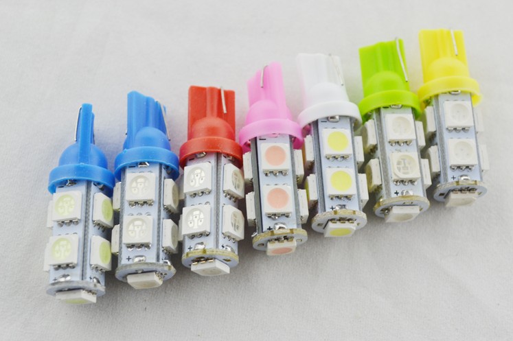 汽車LED 高亮度 T10 9SMD 5050 示寬燈/機表燈/閱讀燈/廠傢直銷工廠,批發,進口,代購