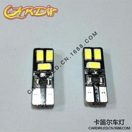 汽車led示寬燈無極 T10 6-SMD 5630 LED CANBUS 解碼工廠,批發,進口,代購