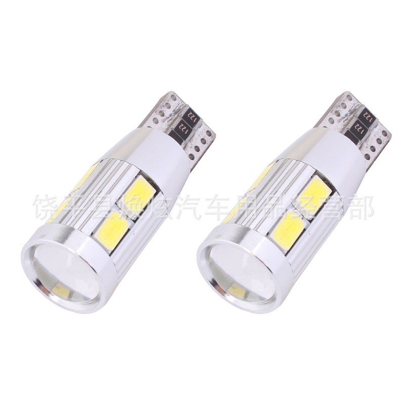 10SMD5730解碼車燈T10 LED示寬燈三星5630CANBUS機表燈 牌照燈工廠,批發,進口,代購