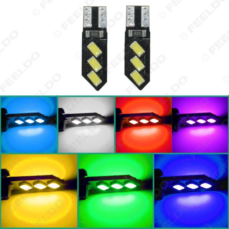 汽車LED Canbus解碼 T10 5630-6SMD  #4640工廠,批發,進口,代購