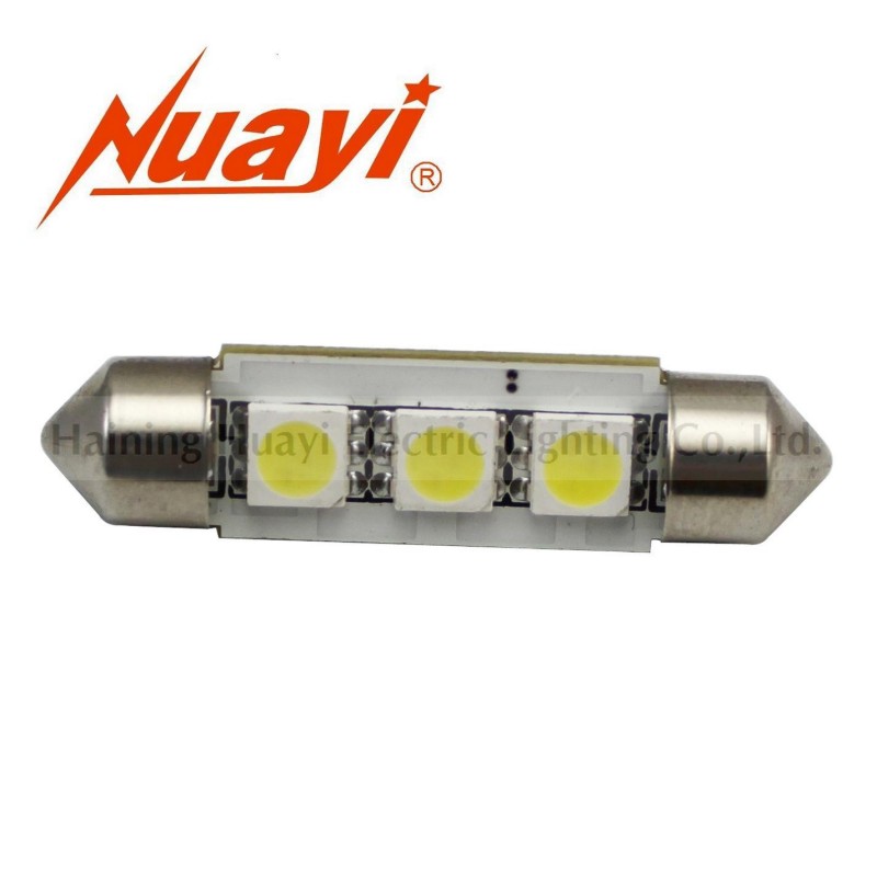 生產供應 C5W 211 212 71 FESTOON 3SMD SV8.5 LED汽車燈泡工廠,批發,進口,代購