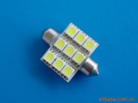 LED汽車燈 LED牌照燈 LED閱讀燈SJ 42MM 9SMD5050工廠,批發,進口,代購