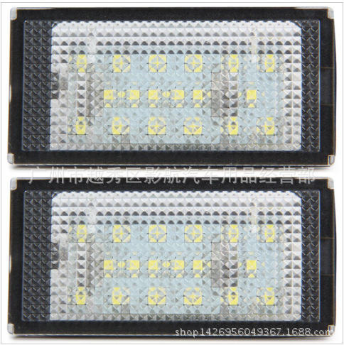 廠傢現貨LED牌照燈 寶馬BMW LED PLATE LIGHT E46 2D (98-03）工廠,批發,進口,代購