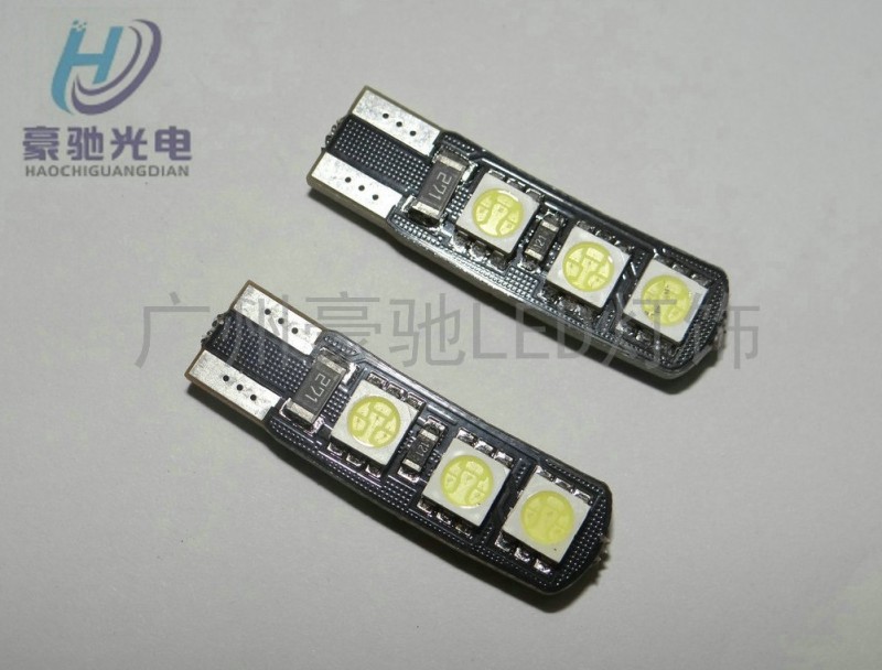 超高亮解碼燈T10  6SMD 5050 解碼示寬燈.機表燈.工作燈 刀鋒工廠,批發,進口,代購